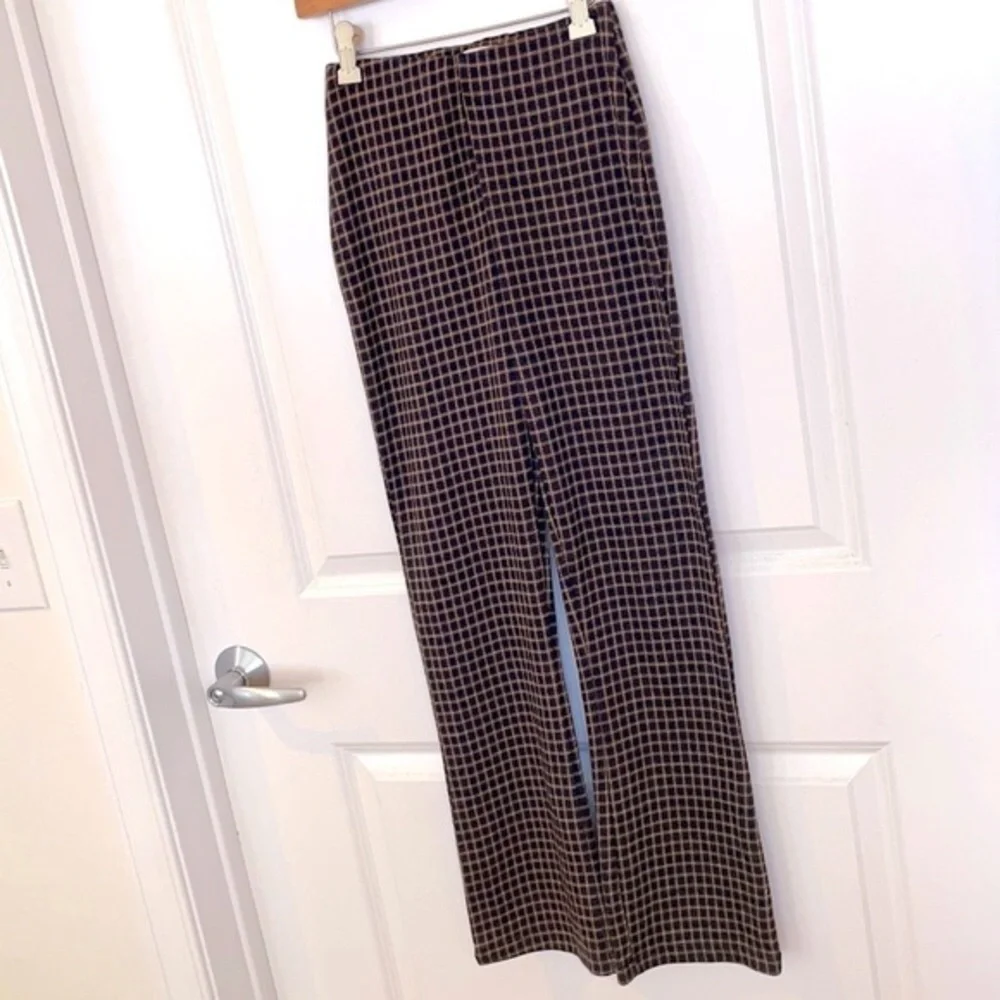 URBAN OUTFITTERS | Women’s Brown & Tan Checkered Plaid Causal Pants Size XS